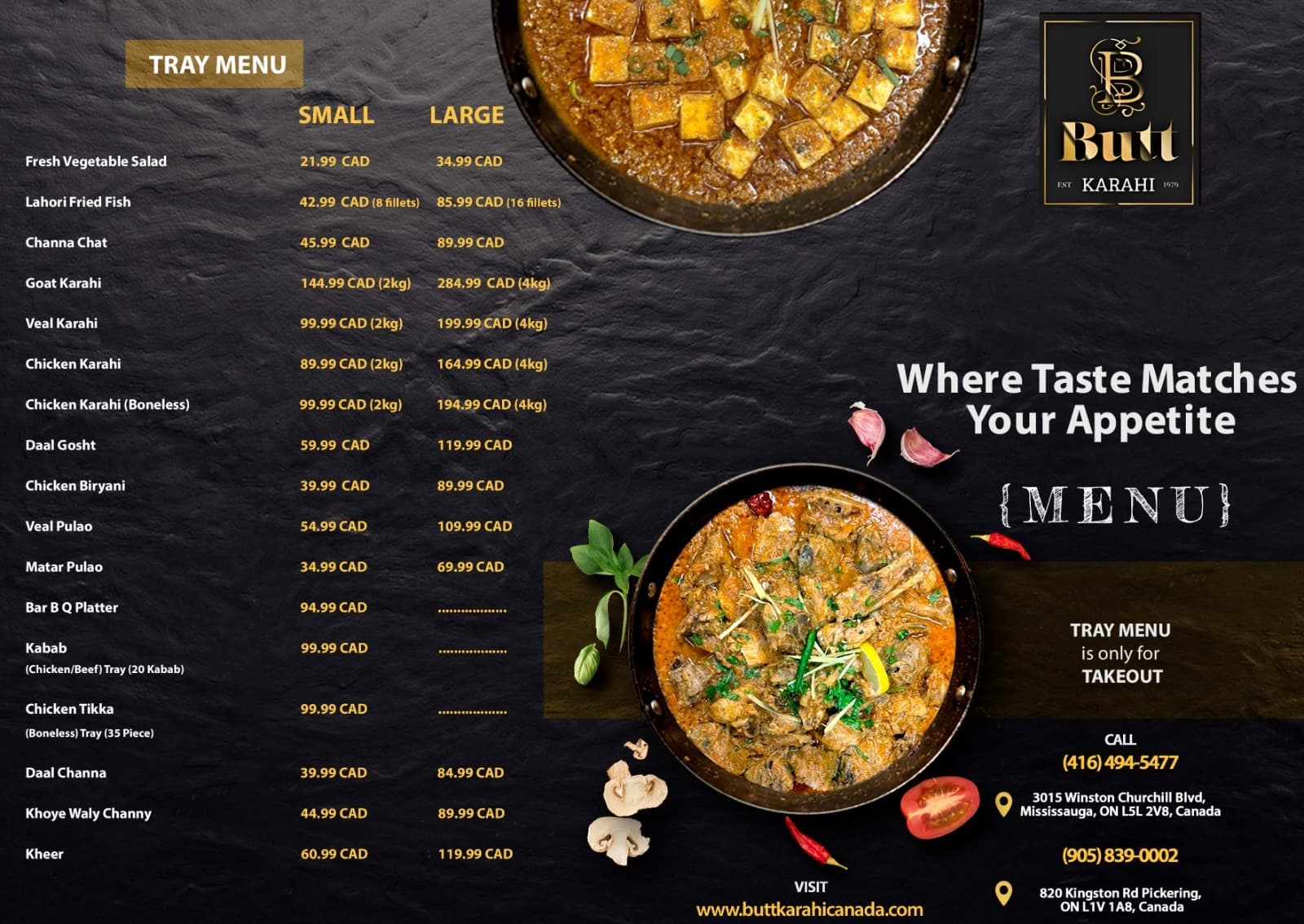 Tray Menu